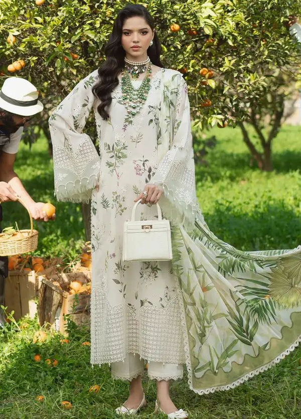 Afrozeh Printed Lawn 3pc With Printed Chiffon Dupatta