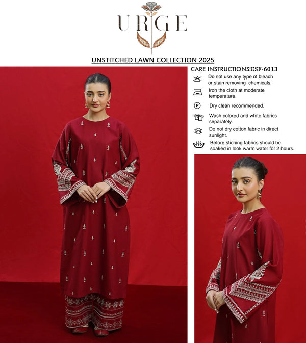 URGE UNSTITCHED LAWN COLLECTION 2025