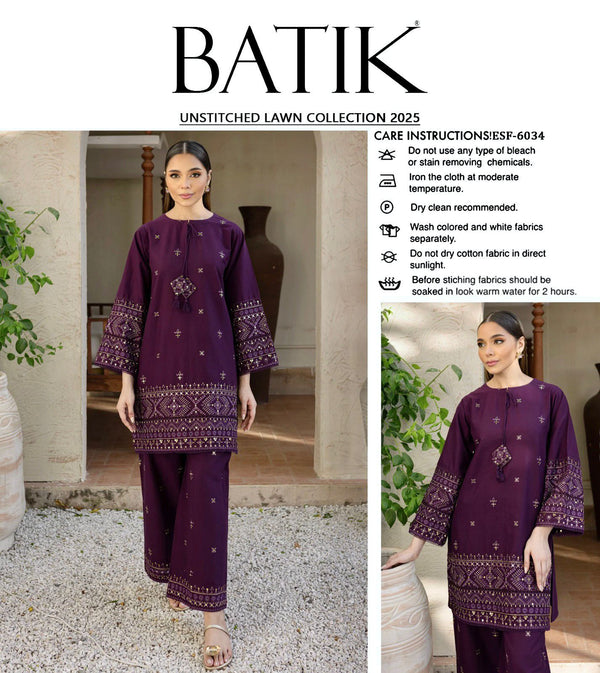 BATIK UNSTITCHED LAWN COLLECTION 2025