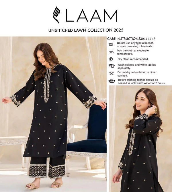 LAAM UNSTITCHED LAWN COLLECTION 2025