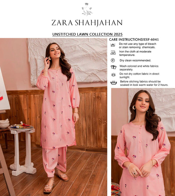 ZARA SHAHJAHAN UNSTITCHED LAWN COLLECTION 2025